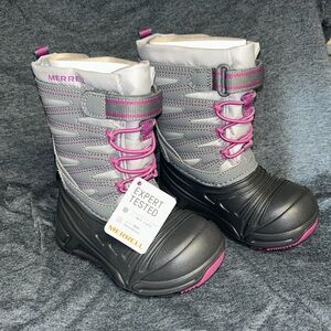 MERRELL Toddler Girl Snow Quest Lite 3.0 Jr. Winter Snow Boot - Size 6